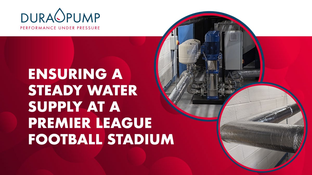 steady water supply for football stadium